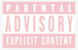 Colored Parental Advisory Png