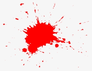 Red Ink Splash Png Download - Red Splatter Transparent Background