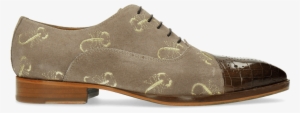 Oxford Shoes Ricky 9 Crock Suede Smoke Gold - Suede