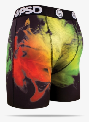 Psd Lion Rasta Jamaica Smoke Red Green Gold Boxer Briefs - Boxer Briefs Black