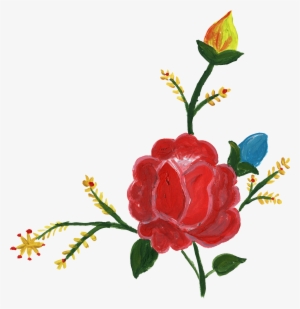 9 Flower Corner Png Transpa Onlygfx - Floral Corner Frame Png