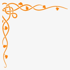 Corner Page Borders Flower Page Border Free Vector - Fall Border Clipart