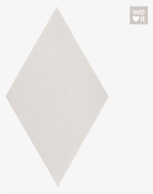 Rhombus White 14x24cm - White Rhombus Tile