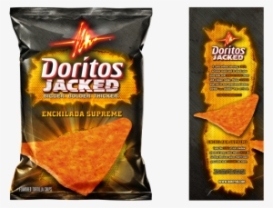 Doritos Jacked Enchilada Supreme Packaging - Doritos Jacked Tortilla Chips, Smoky Chipotle Bbq -