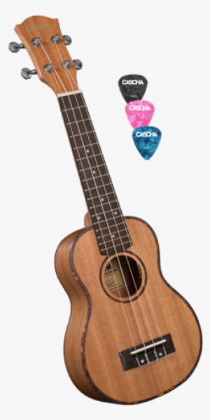 Premium Mahogany Soprano Ukulele - Cascha Hh 2035 Premium Mahogany Concert Ukulele Set