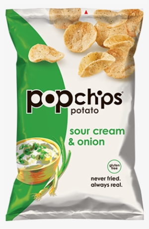 5oz Bag Of Sour Cream And Onion Popchips - Popchips Sour Cream And Onion