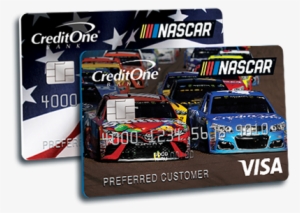 Nascar Credit One Bank Credit Card - Kyle Larson New Era Credit One 39thirty Flex Hat -