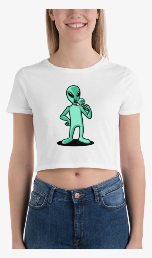 Alien Planet Pop Women's Crop Top - Crop Top