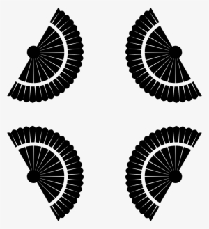 Flamenco Fans Group Of Four In Rhombus Shape Comments - Space Needle