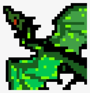 Smog Dragon - Dragon Pixel Art Grid