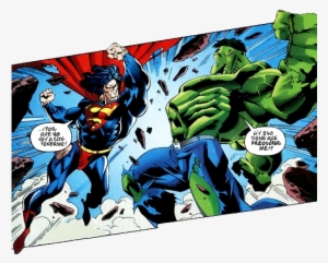 Superman Vs Hulk En Dc Vs Marvel - Superman Vs Hulk