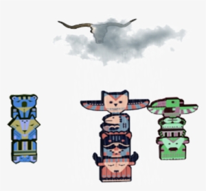 Audition-our Tribe Totem Dj Booth - Cartoon