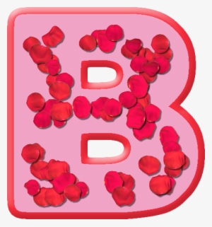 Rose Petals Letter B