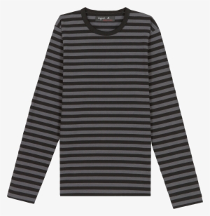 Black/grey Stripes T-shirt Coulos - Name It - Longsleeve Dziecięcy 122-164 Cm