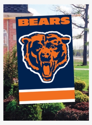 Chicago Bears Applique Banner Flag - Chicago Bears