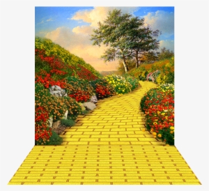 Yellow Brick Road Photo Backdrop - Yellow Brick Road Art