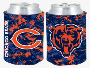 Chicago Bears Digi Camo Can Cooler 12 Pc Min - Chicago Bears