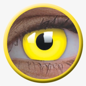 Uv Glow Yellow 3 Months - Colourvue Glow Yellow Contact Lenses