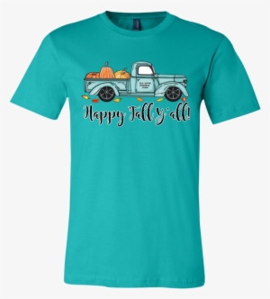 Happy Fall Y'all Pumpkin Farm Truck Tee Shirt - Send Noodz Noodle Shirt