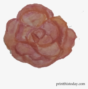Handmade Orange Rose - Garden Roses