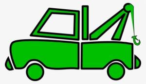 How To Set Use Green Tow Truck Clipart