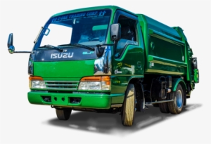 Image - Isuzu Green Garbage Truck