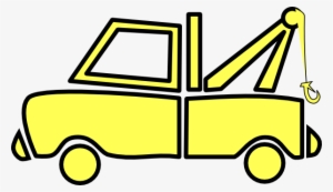 Yellow Tow Truck Clip Art