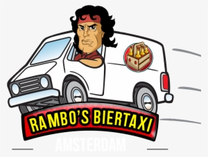 Rambo's Biertaxi Amsterdam - Cartoon Delivery Van