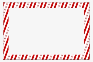 Candy Cane Border Png - Candy