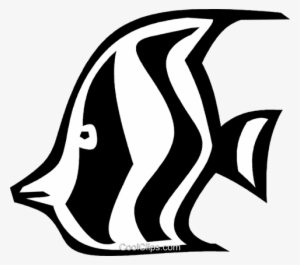 Angel Fish Royalty Free Vector Clip Art Illustration - Angelfish Vector Png