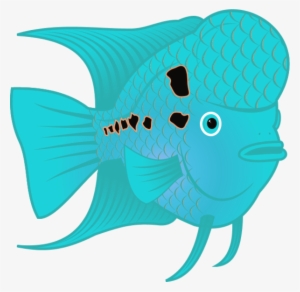 Clipart Fish Vector - Flower Horn Fish Logo