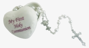 First Communion Keepsake Box With Rosary