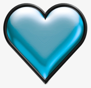 Transparent Turquoise Heart