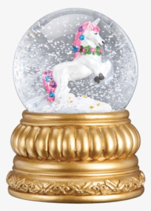 Old World Christmas Prancing Unicorn Snowglobe - Snow Globe