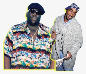 Tupac Shakur And Biggie Smalls Cast Usa Drama Hollywood - Notorious Big Versace Shirt