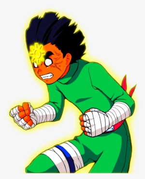 Here Solar Dawn Caste Rock Lee Using Eight Gates - Rock Lee Eight Gates Drawing