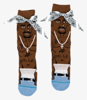 2pac Socks - 2pac Socks Bandana