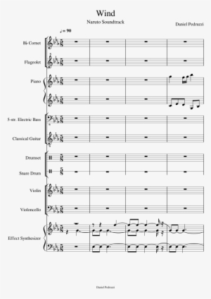 Wind Sheet Music Composed By Daniel Pedruzzi 1 Of 37 - Bohemian Rhapsody String Orchestra