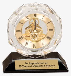 Sharpe Awards Locally Owned Trophy Shop In Burlington, - Customized Faceted Glass Clock