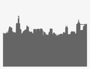 High - City Vector Png Grey
