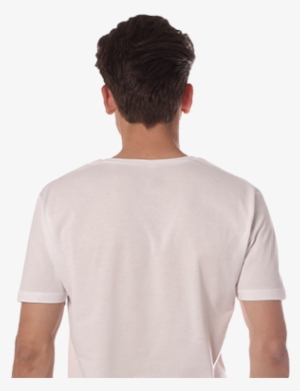 Back-man - Man White Shirt Back Png