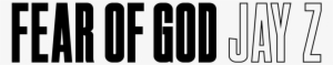 Collections Jay Z - Fear Of God Logo Png