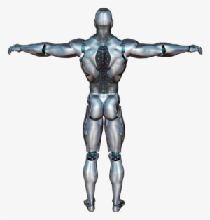Man Back Robot, People - Human Android Png