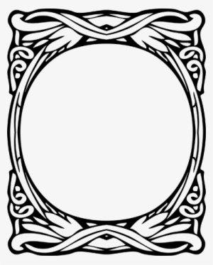 Modernist Circular Frame Wall Sticker - Marco Modernista