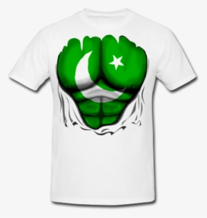 Ripped T-shirt Idea For Men - Independence Day T Shirt Design Pakistan
