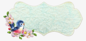 Vintage Blue Banner Png