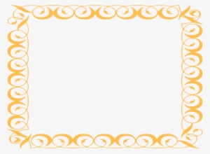 Golden Border Art Clip