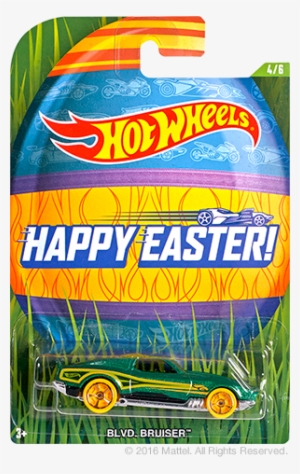 The Speeding Easter Bunny Returns In With Six Happy - Hot Wheels Easter 2018