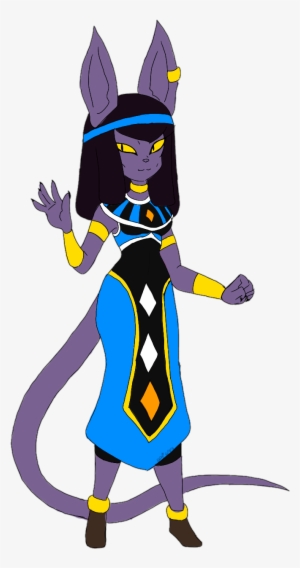 Birthday Transparent Watercolor - Dragon Ball Female Beerus