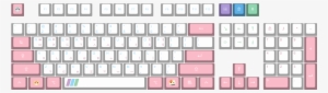 K Pop By Skeletor 104 Key Custom Cherry Mx Keycap Set - Mechanical Keyboard With Extra Keys